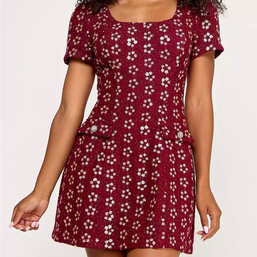 Burgundy Dress